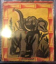1950'S NOVEL CANDY & TOY ELEPHANT CARD #3 JUNGLE KING RARE HARD TO FIND B12 picture