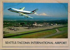Postcard 4 x 6 Seattle Tacoma International Airport Washington [db] picture