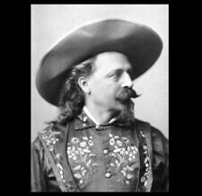 1889 Buffalo Bill Cody PHOTO Old Wild West Show,Soldier,Buffalo Hunter  picture