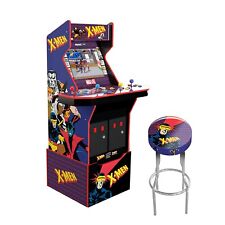 Arcade1UP X-Men (4-Player) Arcade with Riser, Lit Marquee, WIFI + Stool picture