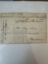 James Buchanan Signed Free Frank Envelope Full PSA Letter Of Authenticity picture