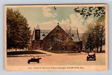 Watertown MA- Massachusetts, Church Shepherd Episcopal, Vintage c1914 Postcard picture