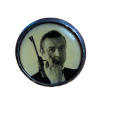 James Bond Enamel Pin Sean Connery Vintage Pin Badge Fishbowl Pendant Style VTG picture