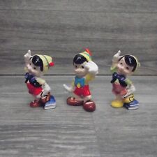 Vintage Disney Pinocchio Porcelain Figurines Japan Ceramic Pottery Collectible picture