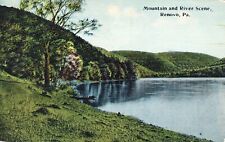 Mountain & River Scene Renovo Pennsylvania UNP Postcard picture