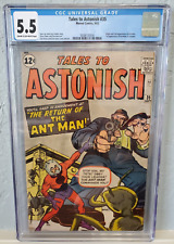 TALES TO ASTONISH #35 (1962) CGC 5.5 Fine- OWW 1st ANT-MAN in costume SILVER AGE picture