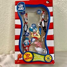 Vintage The Cat In The Hat 5 Piece MINI Ornament Set Holiday Kurt S Adler NIB picture