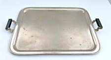Vintage Manning Bowman Quality Chrome Serving Tray 1912 Cocktail Coffee 16.5