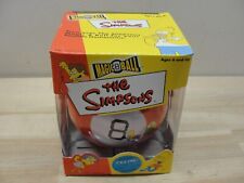 NEW 2002 SABABA TOYS THE SIMPSONS MAGIC 8 BALL RED / YELLOW picture