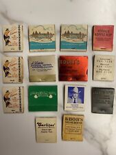 14 Vintage Lot EAST TEXAS Matches Matchbook Full Unstruck picture