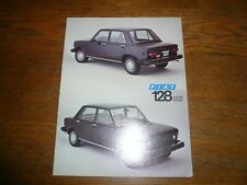 1975 Fiat 128 4 Door Sedan Sales Brochure/ Flyer- Vintage picture