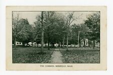 Brimfield MA Postcard The Common Litho Photo Posted 1907 picture