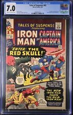 Tales of Suspense 65 CGC 7.0 1st Silver-Age App Red Skull Kirby Cover 1965 picture