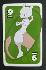 2019 UNO Pokémon Card Green Mewtwo #9 picture