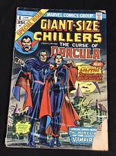 Vintage 1974 Marvel Giant Size Chillers Dracula Origin Lilith #1 Comic Book picture