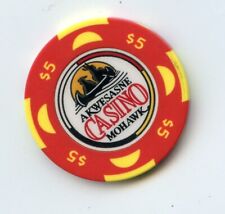 5.00 Chip from the Akwesasne Casino Hogansburg New York picture