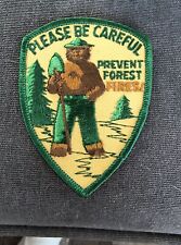Please Be Careful Prevent Forest Fires Smokey The Bear Patch New picture