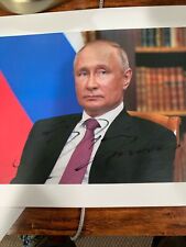 Vladimir Putin AUTOGRAPH 8.5 x 11 Photo picture