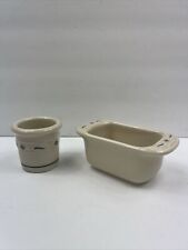Longaberger Woven Traditions Blue Toothpick/Sweetener Holder Set picture