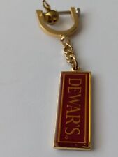 Dewar's White Label Red Golden Rectangle Keyring Accessory picture