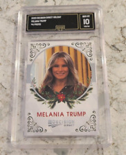 MELANIA TRUMP 2020 DECISION DIRECT HOLIDAY CARD #04 GMA 10 GEM MINT picture