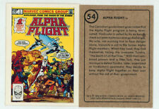 Alpha Flight #1 Card 1984 Marvel First Issue Covers John Byrne Terry Austin Art picture