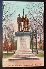 Vintage Postcard 1911 Civil War Soldiers & Sailors Monument,  Erie PA picture