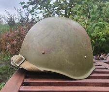 Original Steel Helmet SSH 40 WWII USSR Ukraine Military Soviet Army RKKA WW2 picture