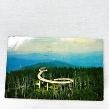 Clingman's Dome Tower Great Smoky Mountain National Park TN NC Vintage PC picture