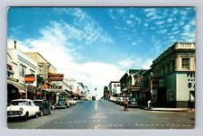Bremerton WA-Washington, Main Street, Business Area, Vintage Souvenir Postcard picture