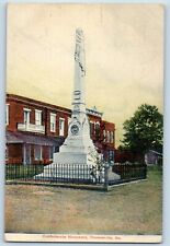 Thomasville Georgia GA Postcard View Of Confederate Monument 1908 Antique Posted picture