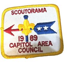 Vintage Boy Scout Badge 1989 ScoutOrama Capitol Area Council Austin Texas picture