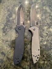 Lot Of 2 Kershaw Emerson Wave 6054BRNBLK emerson 6034BLK picture