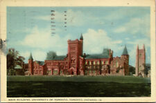 Vtg 1940's University of Toronto Main Building Ontario Canada Postcard picture