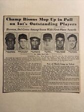 Tony Gonzalez Bobby Del Greco Pancho Herrera 1959 Sporting News Baseball 6X7 picture