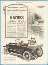 1918 Haynes Automobile Co Kokomo IN Open Twelve Sedan Antique Motor Car Art picture