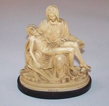 Vintage Pieta Jesus Christ and Mother Mary Sculpture Statue 8