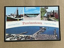 Postcard Provincetown Cape Cod MA Massachusetts Greetings Vintage PC picture