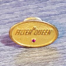 Filter Queen Gold Oval Lapel Pin Marked Jostens With Pink Stone See Pictures Xr picture