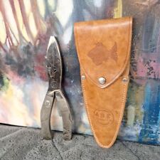 Vintage ABC Solingen Germany Fisherman's Multi-Tool With Leather Sheath picture