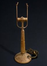 Antique Art Nouveau Brass Lamp Base - Bryant Model 195 picture