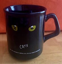 1981 CATS The Musical Mug Theatre Broadway Show Black Coffee Tea Cup picture