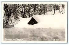 1937 Headquarters Building Bucks Lake Lodge Berry Creek CA RPPC Photo Postcard picture