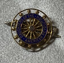 Vintage 14k Daughters of the American Revolution DAR  Brooch/Pin picture