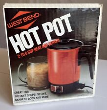 Vintage West Bend HOT POT Heat n Server 3253 RED/2 to 6 Cup/36 oz/USA/Sealed picture