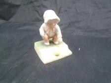 Vintage 1981 Being Careful Figurine River Shore Roger Brown Family Album Gift picture