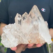 2.3lb Large Natural Clear White Quartz Crystal Cluster Rough Healing Specimen picture