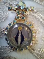 VTG HAND PAINTED IMMACULATE CONCEPTION 1.75