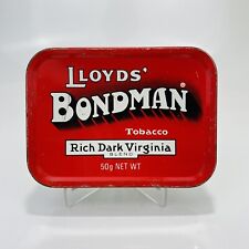 Lloyds Bondman Rich Dark Virginia Blend 50g Tobacco Tin Tobacciana Tin A picture