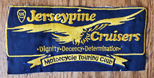 JERSEYPINE CRUISERS MOTORCYCLE TOURING CLUB Embroidered Patch picture